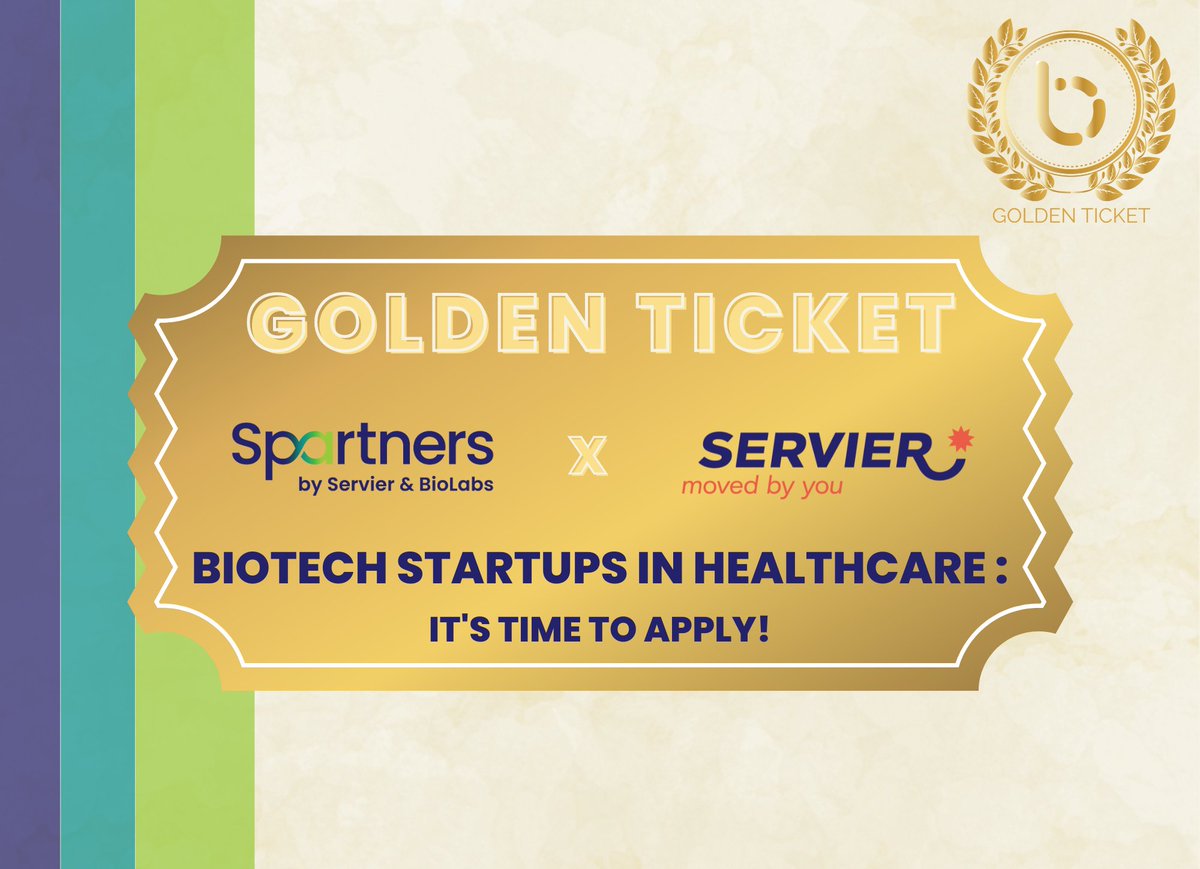 🌟 Don't miss your chance to win the 🎫Golden Ticket Servier. ✅Benefit from free bench, desk, membership, and privileged access to state-of-the-art facilities and equipment at our Biolabs Saclay site. ✅Benefit from the Biolabs network, access to exclusive events, and a vibrant…