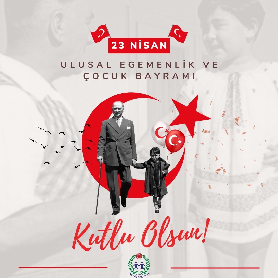 🇹🇷Türk milletinin 23 Nisan Ulusal Egemenlik ve Çocuk Bayramını kutluyor, Gazi Mustafa Kemal Atatürk başta olmak üzere, tüm milli mücadele kahramanlarımızı saygı ve rahmetle anıyoruz. #23NisanUlusalEgemenlikveCocukBayramı ⤵️⤵️⤵️ 🔗koopis.org.tr/haber/23-nisan…