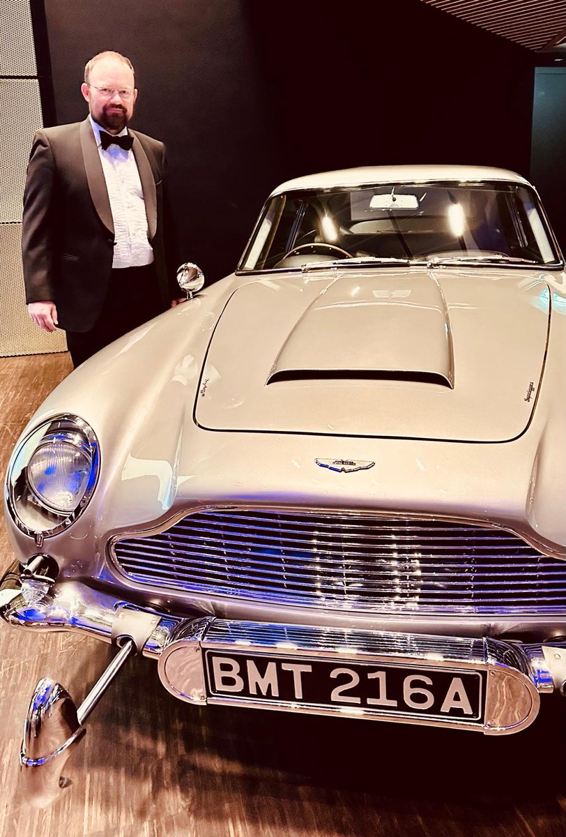 @007 @UKEmbassyBerne I also had a chance to inspect the special features on my next car! @astonmartin @007