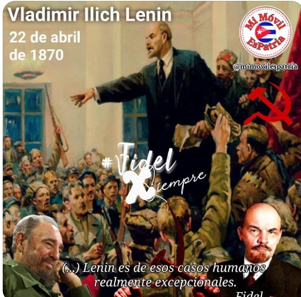 Hoy se conmemora el 154 aniversario del natalicio de #Lenin guía del proletariado mundial. #SanCristobal 
#CubaEnSuHistoria #ArtemisaJuntosSomosMás