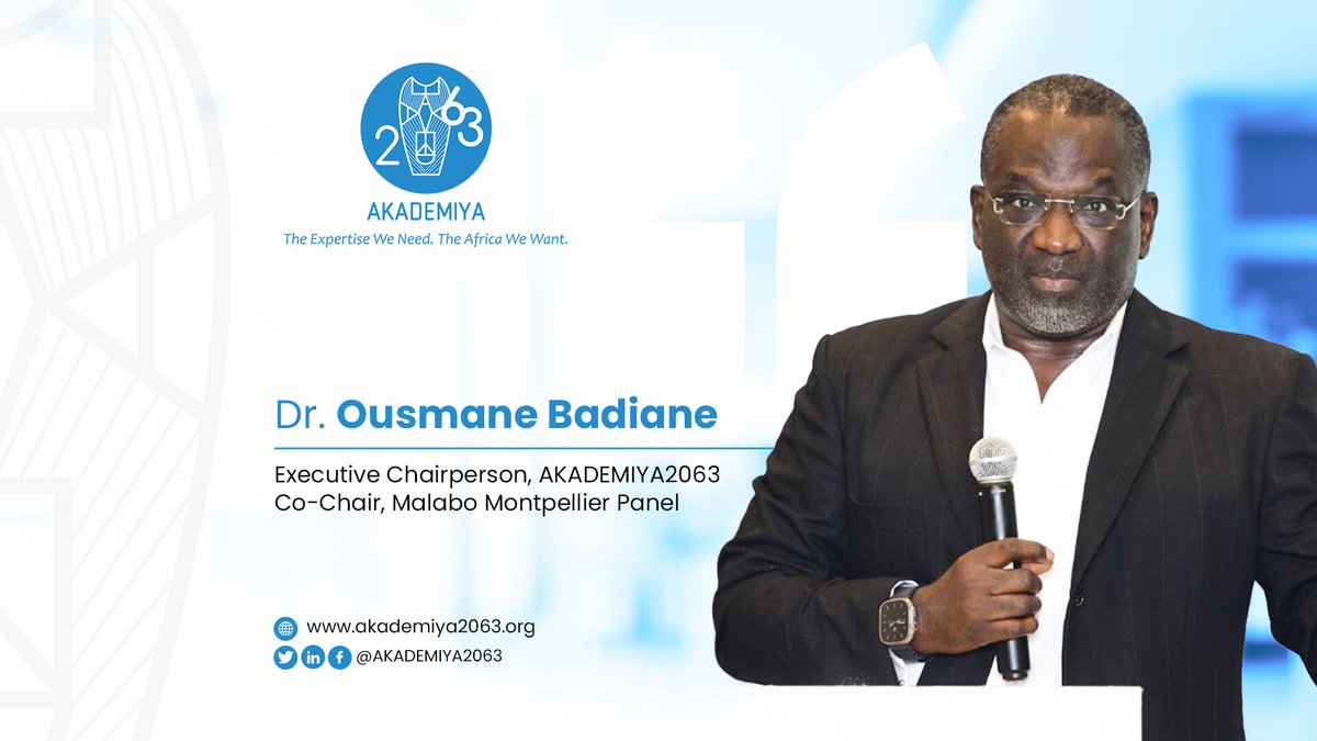 Harnessing the power of emerging technologies & data in African agriculture will be an invaluable ally for farmers as they tackle the challenges & potential shocks ahead, @DrOBadiane Executive Chairperson of @AKADEMIYA2063! Read more @AfricanBizMag👉shorturl.at/acitT