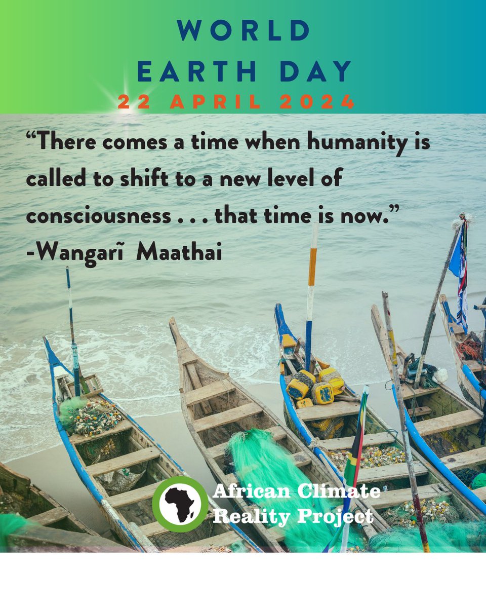 Increased climate change means increased socioeconomic impact in the Global South, especially Africa.  As we commemorate World Earth Day, we should work together to ensure a livable future for all and honour the importance of its natural resources.
#TheAfricaWeWant
#WorldEarthDay