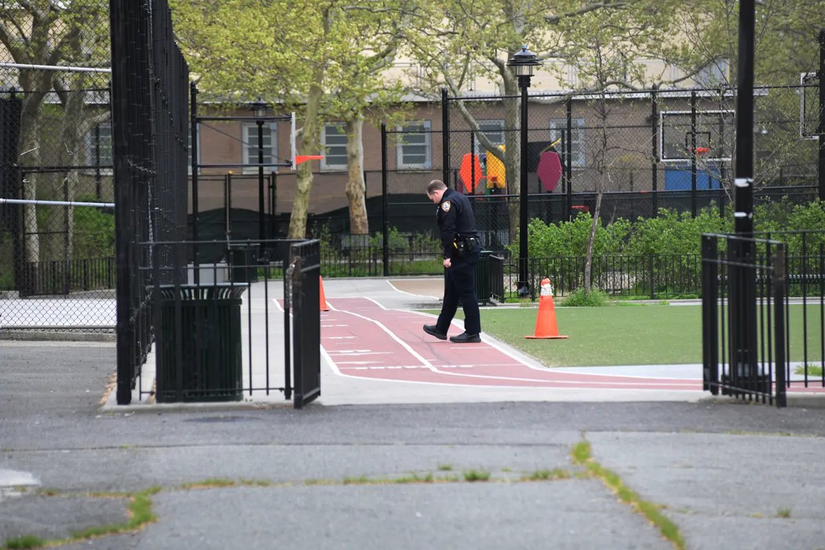 14-year-old was shot on the playground of IS 068 in Brooklyn, NY at 5pm last night.

Teenage shooter fled before police arrived.