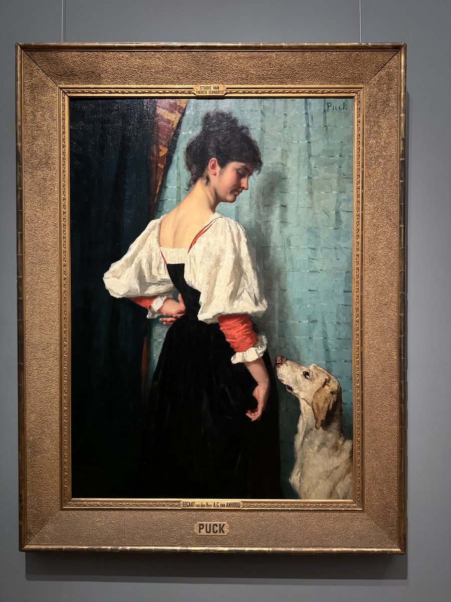 One of the most powerful paintings of the Rijksmuseum has been created by …. a woman. 😉💛 

Thérèse Schwartze was a breadwinning artist in Amsterdam. This was highly unconventional in the 19th century, since middle-class ladies were not supposed to financially support