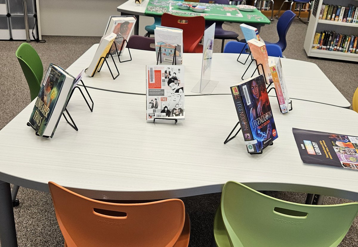 librariesRROC's tweet photo. Thank you @GLSEN for our new HS library books! So excited - some already checked out - #keepingitreal #findingselfinbooks https://t.co/crnAx9pv09