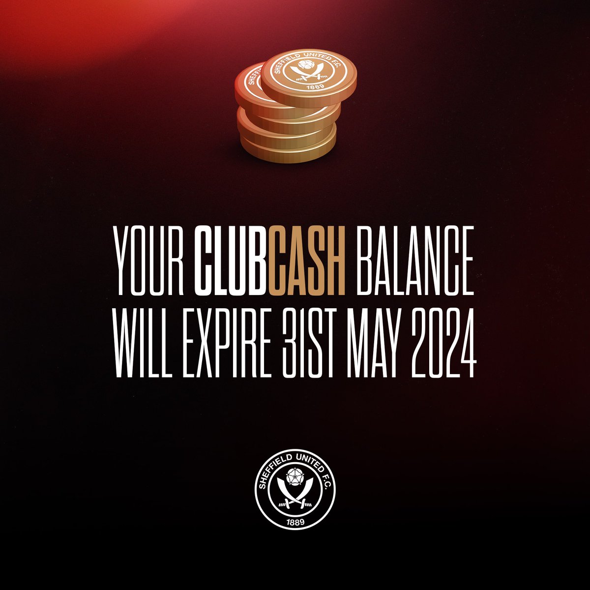 Your ClubCash can be redeemed against retail items in-store and online. ⚔️🛍️ Any outstanding balance after this date will not be carried forward on your account as per our ClubCash terms and conditions of use. ℹ️