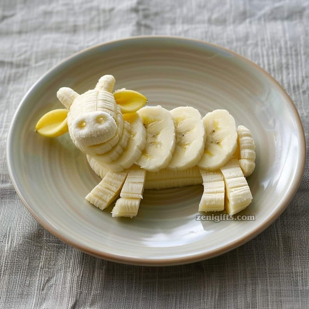 TweetyTea19's tweet photo. #MondayKitchen what a cute idea to get your kids to eat a #banana I know I would have a hard time recreating this https://t.co/CRfyVaAJVC