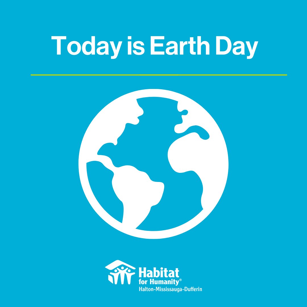 It's EARTH DAY! One of best ways to do reuse is by shopping at your local ReStore! With locations in Mississauga, Milton, Burlington and Orangeville, together we can make this planet an event better place to live. #ReStore #HabitatHMD #EarthDay