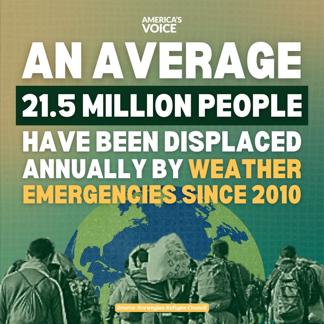 Forced migration due to climate change is a reality affecting millions worldwide. On Earth Day, let's amplify the voices of those impacted and demand urgent action to address the climate crisis. 🌎 #ClimateJustice #EarthDay