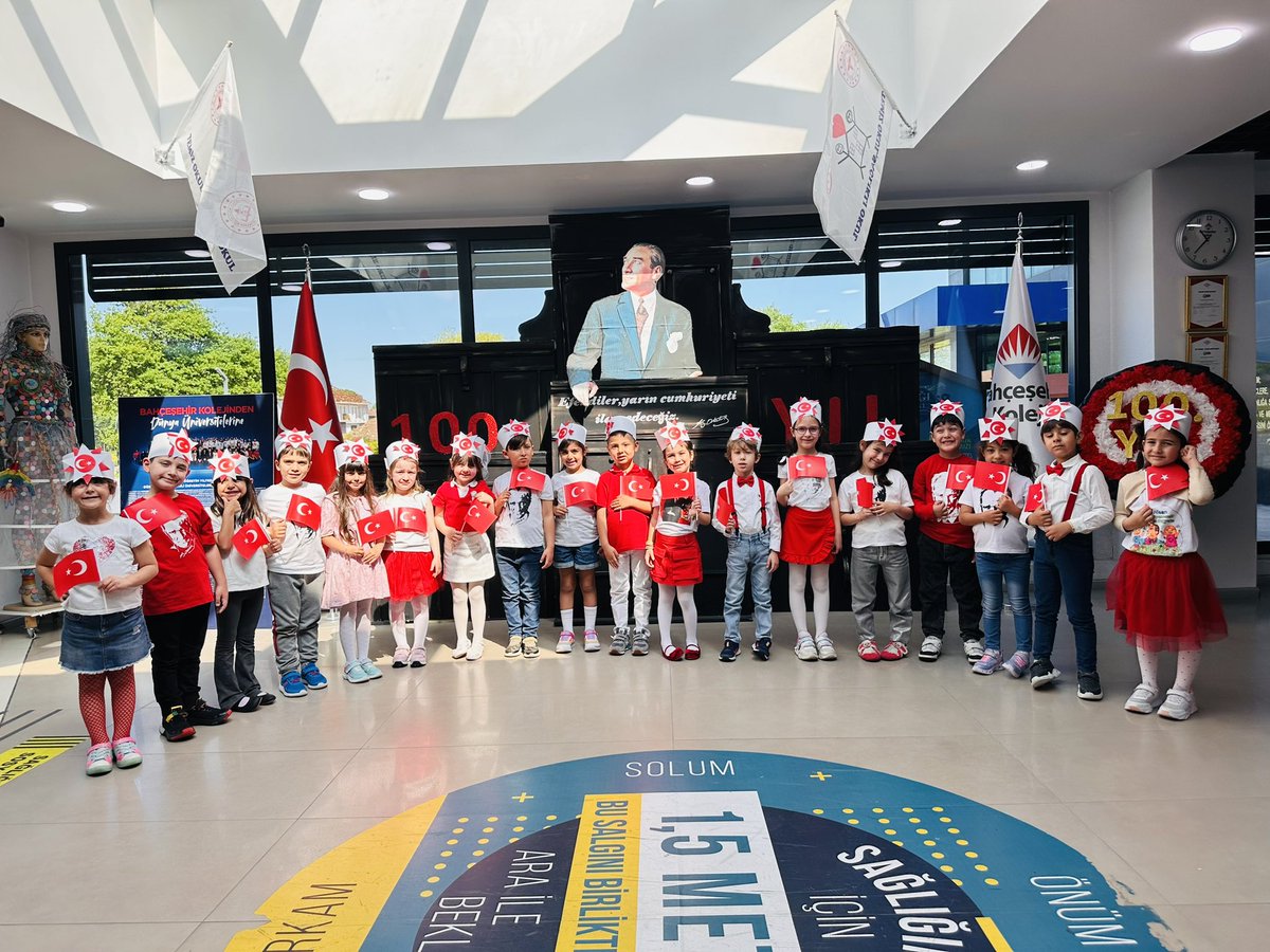 Türk milletinin geleceği, bugünkü çocuklarının doğru görüşü ve yorulmak bilmeyen çalışma azmi ile büyük ve parlak olacaktır. 23 Nisan Ulusal Egemenlik ve Çocuk Bayramı Kutlu Olsun.🇹🇷🇹🇷🇹🇷 #23Nisan #BahcesehirKoleji #heranımdabahçehir