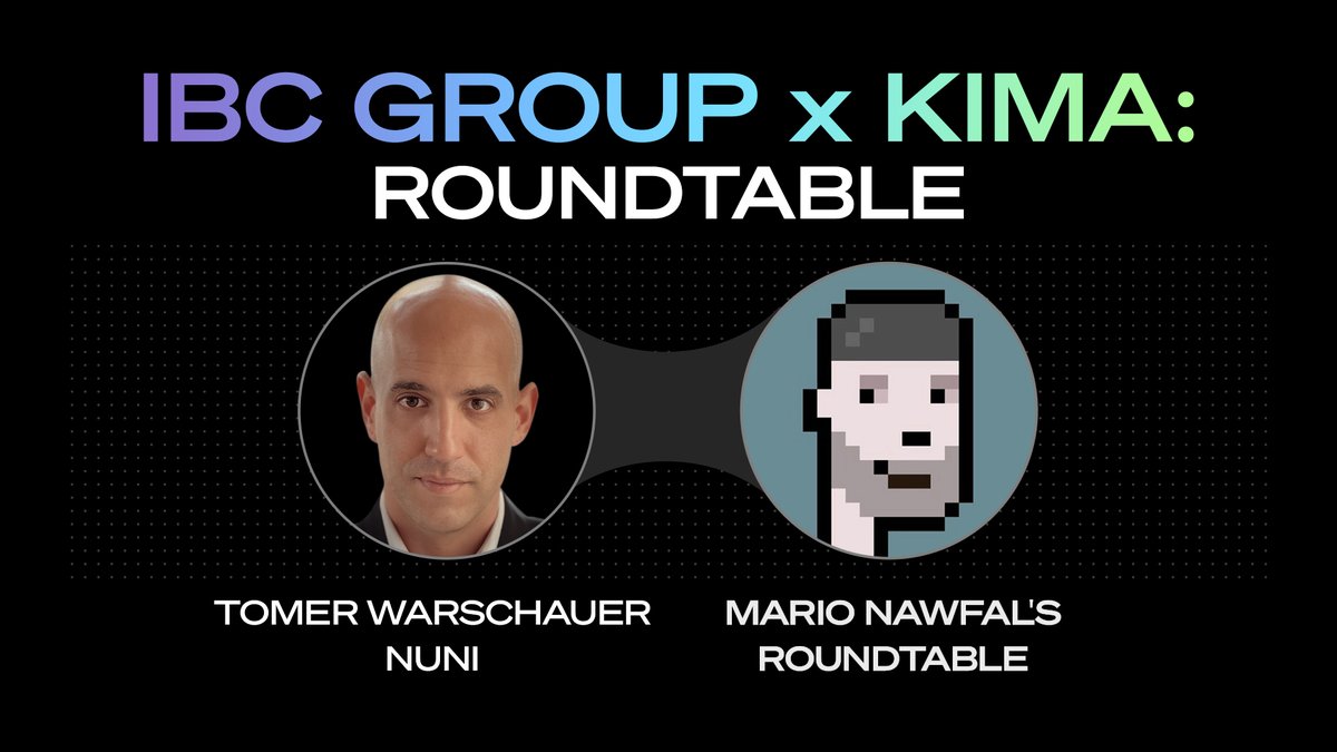 🚀 Watch @ibcgroupio's Roundtable on YouTube! 🚀

🎤 Recently, our CMO, @Crypt0Shmipt0 participated in @MarioNawfal's @RoundtableSpace  to explore the latest in crypto and Web3 interoperability and the innovative strides Kima Network is making in the industry.

📹 If you missed