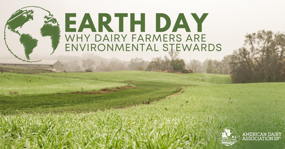On this 🌎 Earth Day, learn more about why dairy farmers are environmental stewards: bit.ly/4d1z7pj #EarthDay2024 #EarthDayEveryDay #earthday