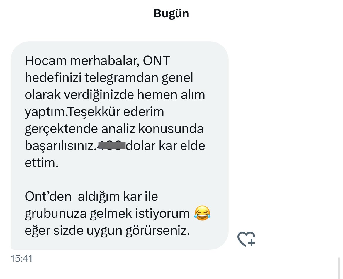 Uzun zamandır sizden gelen mesajları paylaşmıyordum.Telegramdan #ONT analizini genel olarak paylaşmıştım. Değerlendiren herkesi tebrik ederim Ara ara telegramdab genel analiz vermeye devam edeceğim. #teknikanaliz #koinadam #kriptopara