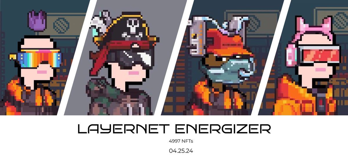 🎉KLAYDICE EVENT🎉 💎Layernet Energizer NFT WL Giveaway Event💎 ✅Get Layernet Energizer NFT WL : alphabot.app/stelsi-buildin… Total NFT Supply: 4997 Network : Solana Mint Date : 1pm UTC, Thursday, April 25th WL Price : TBC ✅follow @klaydice & @layernet_ai ✅Tag 3 Friends…