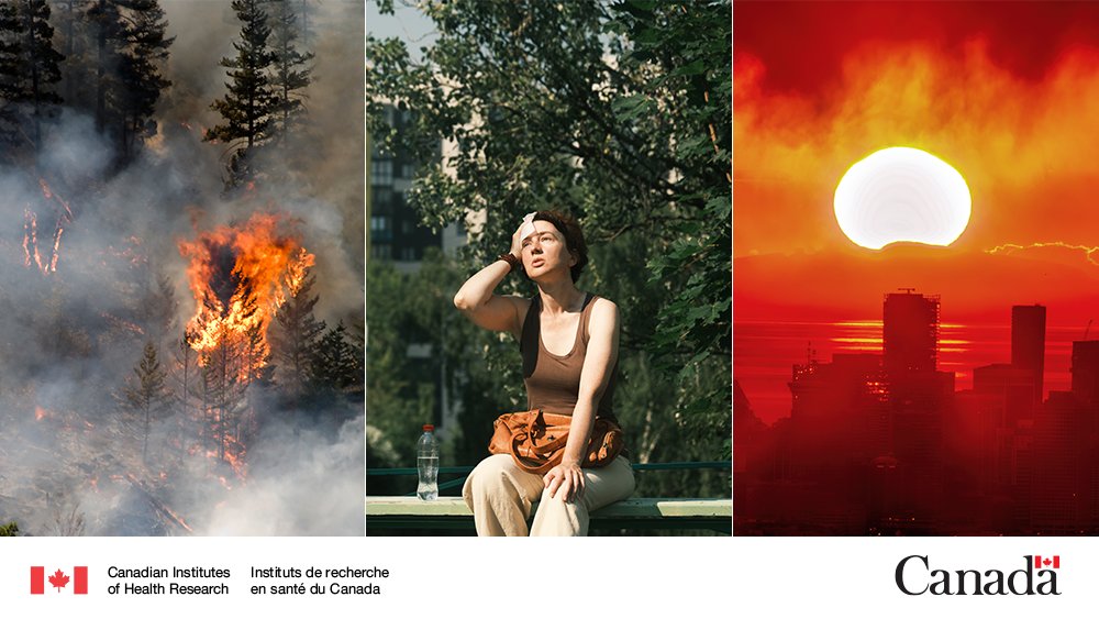 Canada is heating up, and so is the urgency to act! Read about the researchers working to mitigate health risks: cihr-irsc.gc.ca/e/53886.html #EarthDay2024