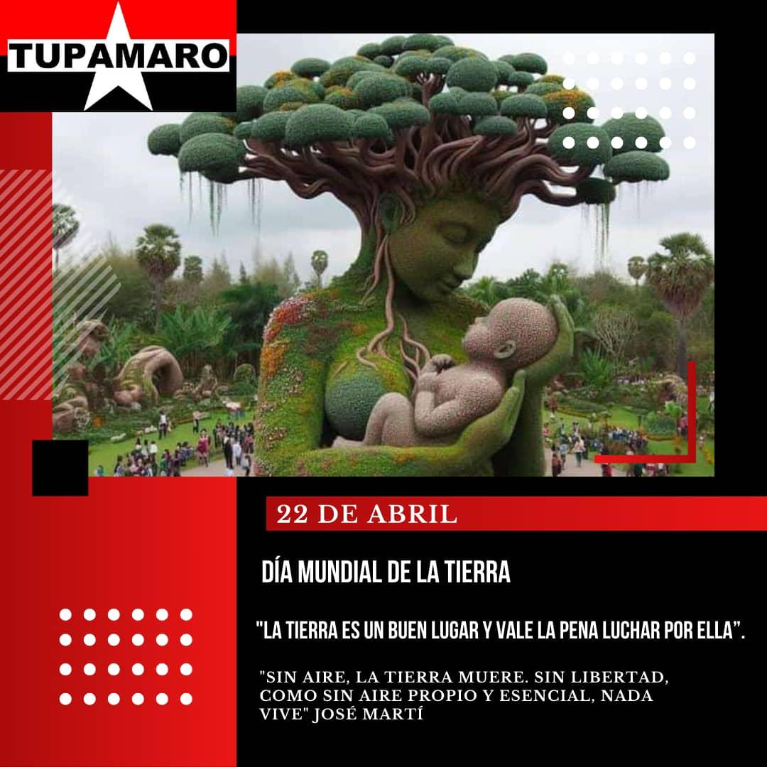 #22Abr El Día Mundial de la Tierra, es un despertar a la conciencia.

Para sensibilizar a la población de los problemas que afectan al planeta y fomentar el desarrollo sostenible que imponga un equilibrio entre las necesidades económicas, sociales y ambientales.

<a href="/NicolasMaduro/">Nicolás Maduro</a>