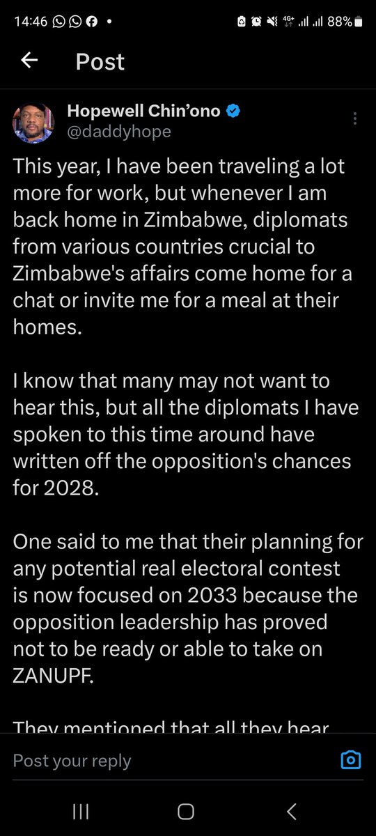 So when are you launching your party @daddyhope? The devil has no free lunch, or is it dinner, so its said! The more, the merrier!