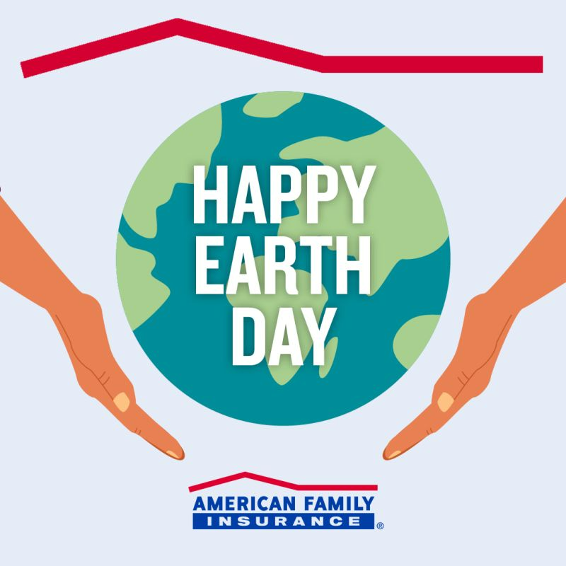 Protecting your home starts with taking care of our Earth. What small act of service can you do to help the planet today? 🌎#EarthDay #iWork4AmFam