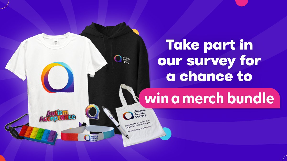We’d love your feedback on World #AutismAcceptanceWeek! Take our survey by 9 May and you will be entered into the draw to win a fantastic merchandise bundle. The winner will be selected at random: bit.ly/3VSx1Sg