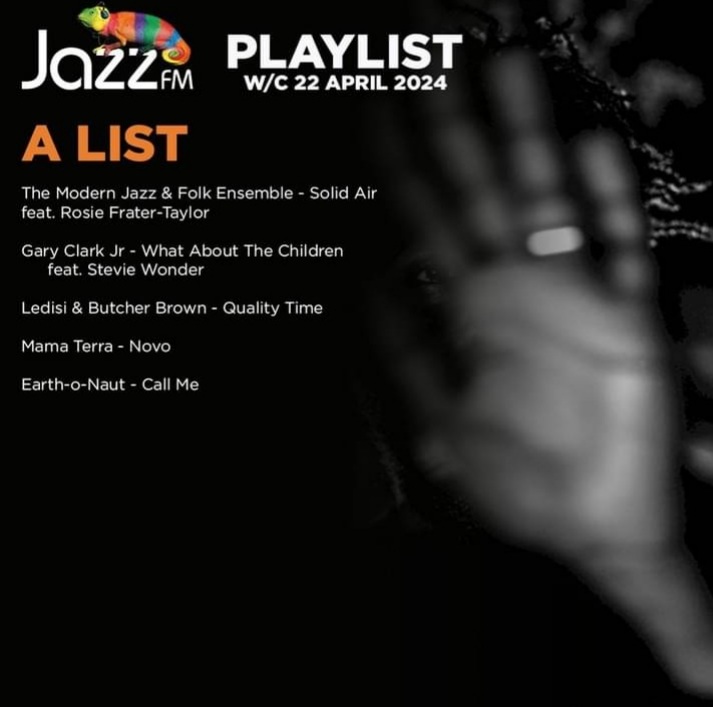 Can't thank all the DJ's and everyone else at <a href="/jazzfm/">Jazz FM</a> enough
4th week that my debut single 'Call Me' has been included on the A-List playlist

Thank you...
