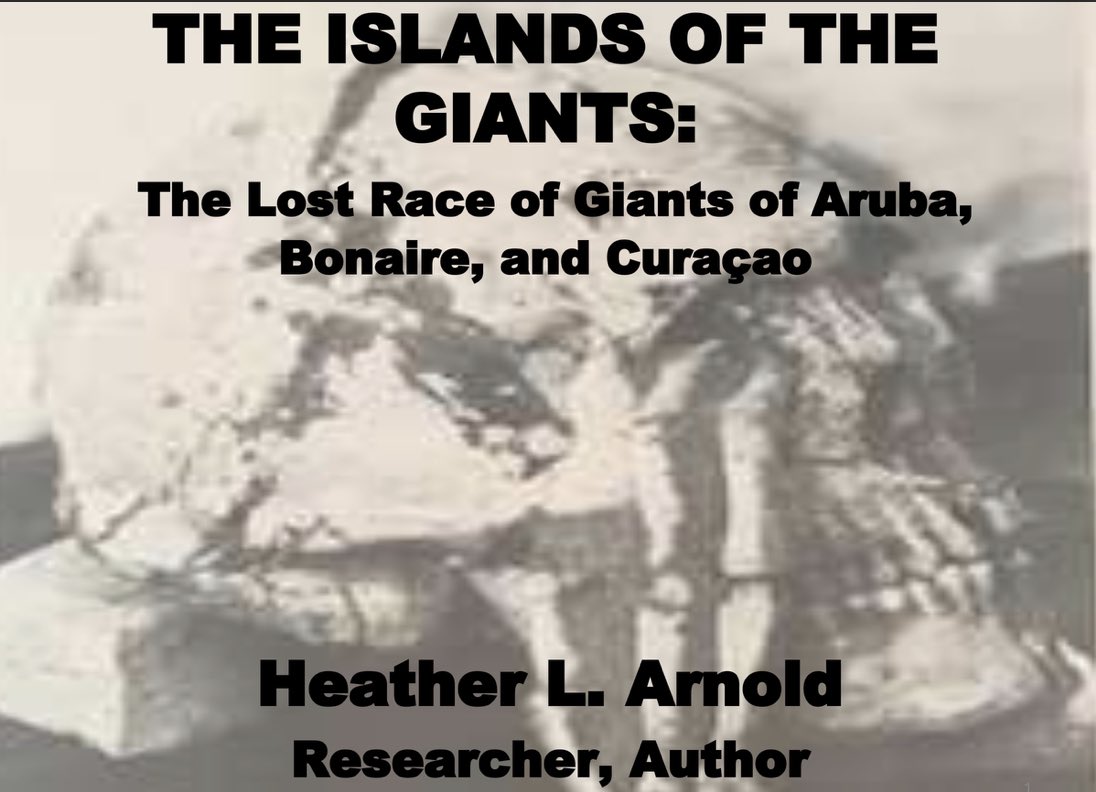 This is me in January on the steps of The Curaçao Museum, last known location of two Giant skulls scientifically verified as such by an anthropologist, and Head of the Tropical Museum in Amsterdam, NL. She wrote an extensive report on her findings.  

One visitor to the museum, a