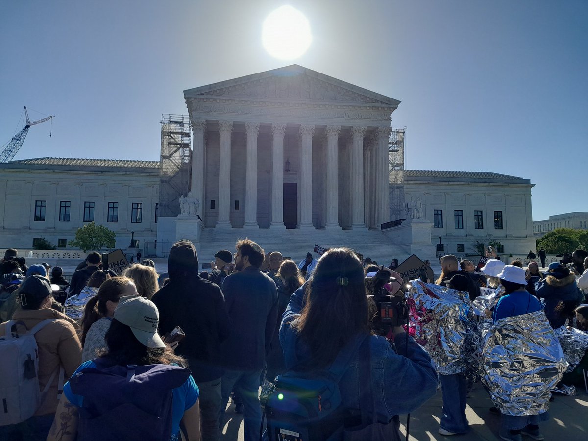 At the Supreme Court with a whole bunch of other advocates. #HousingNotHandcuffs #HousingSolvesHomelessness