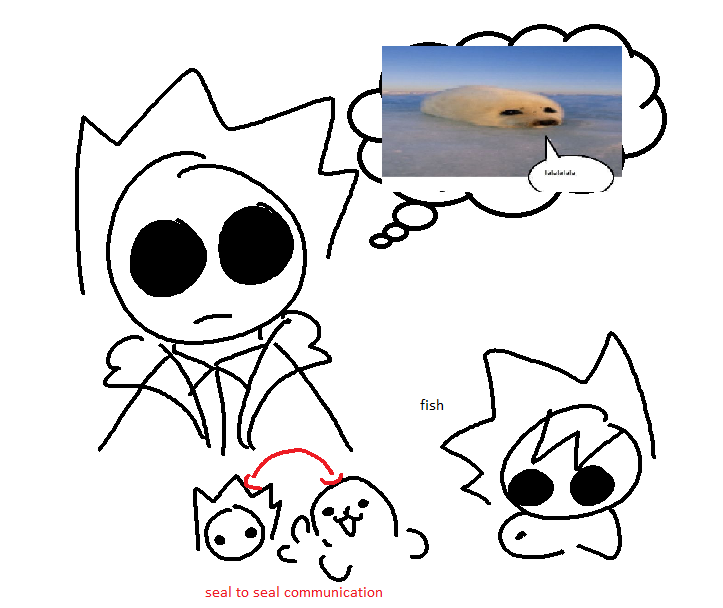 sick au where tom eddsworld is a seal in disguise!!!!! will probably delete in ~11 hours because of anxiety and this took me like 3 minutes which is okay :) #eddsworld