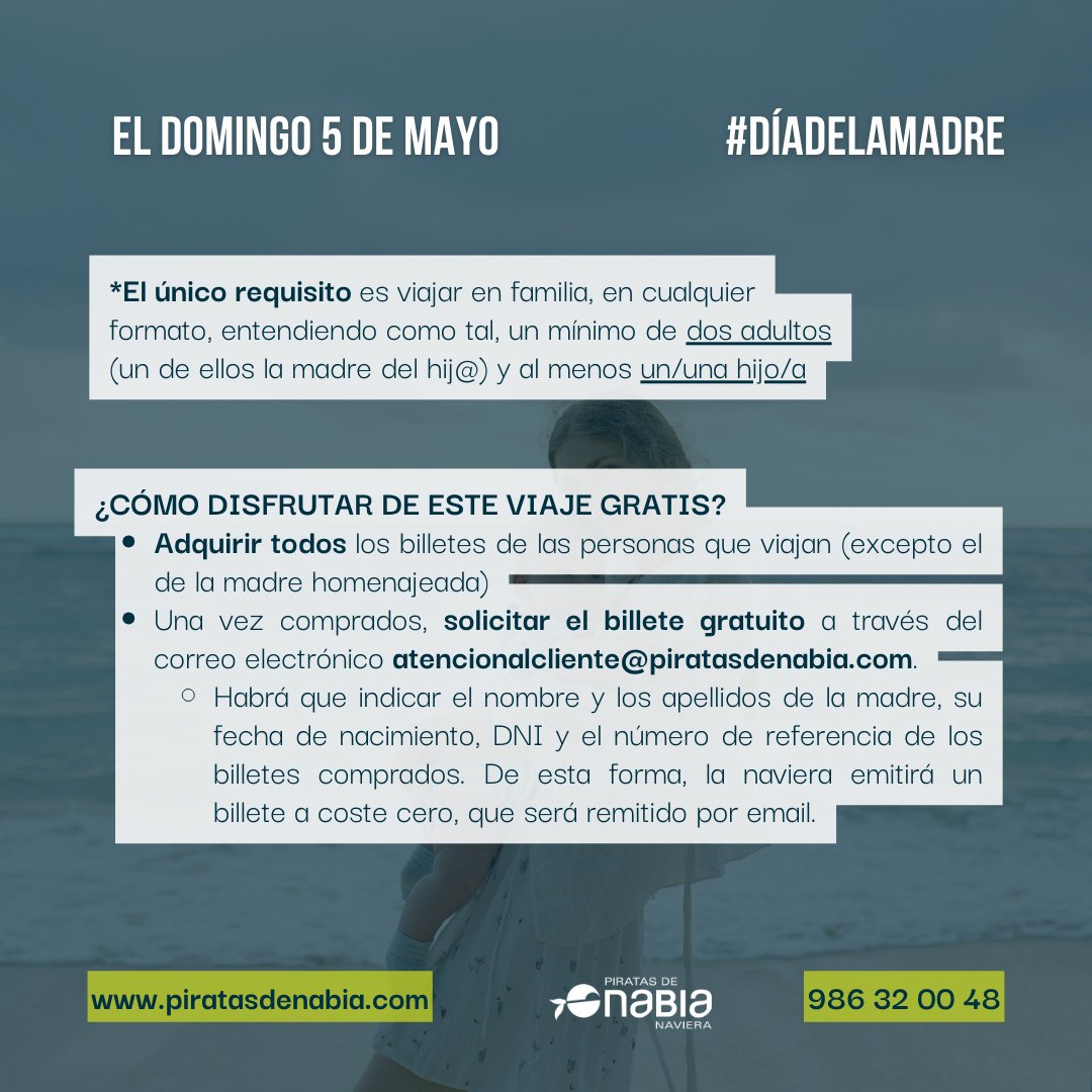 piratasdenabia's tweet photo. ¡SORPRESA! ⬇️
Si eres #mamá y quieres un viaje #gratis...  ¡Échale un vistazo a la publicación! https://t.co/mDbBdycrAr