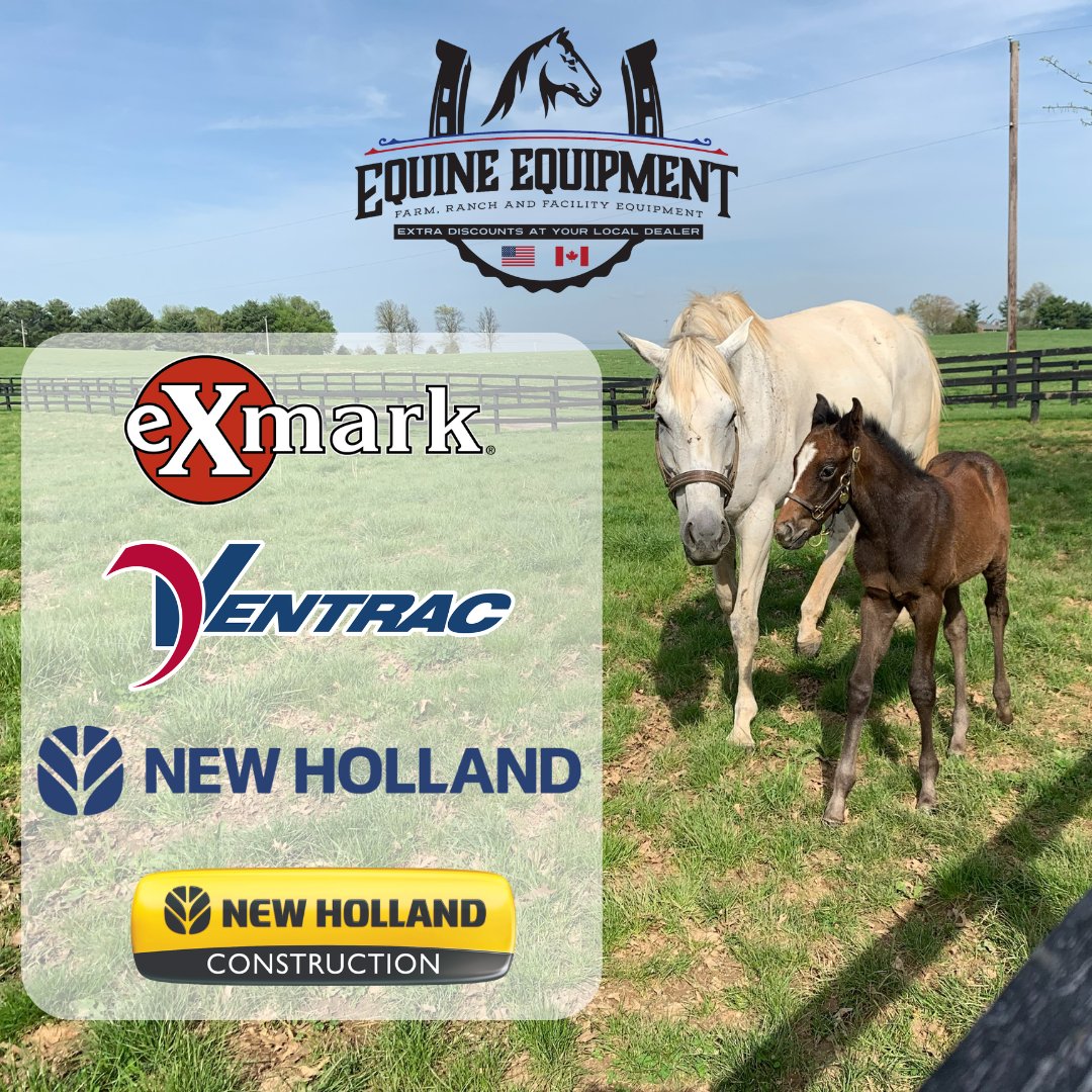 Foaling season is in full swing! More horses on the farm means additional expenses. Want great equipment AND get great savings? Contact Equine Equipment! We represent these great manufacturers who provide exclusive discounts to those in the horse world! Call us at 877-905-0004