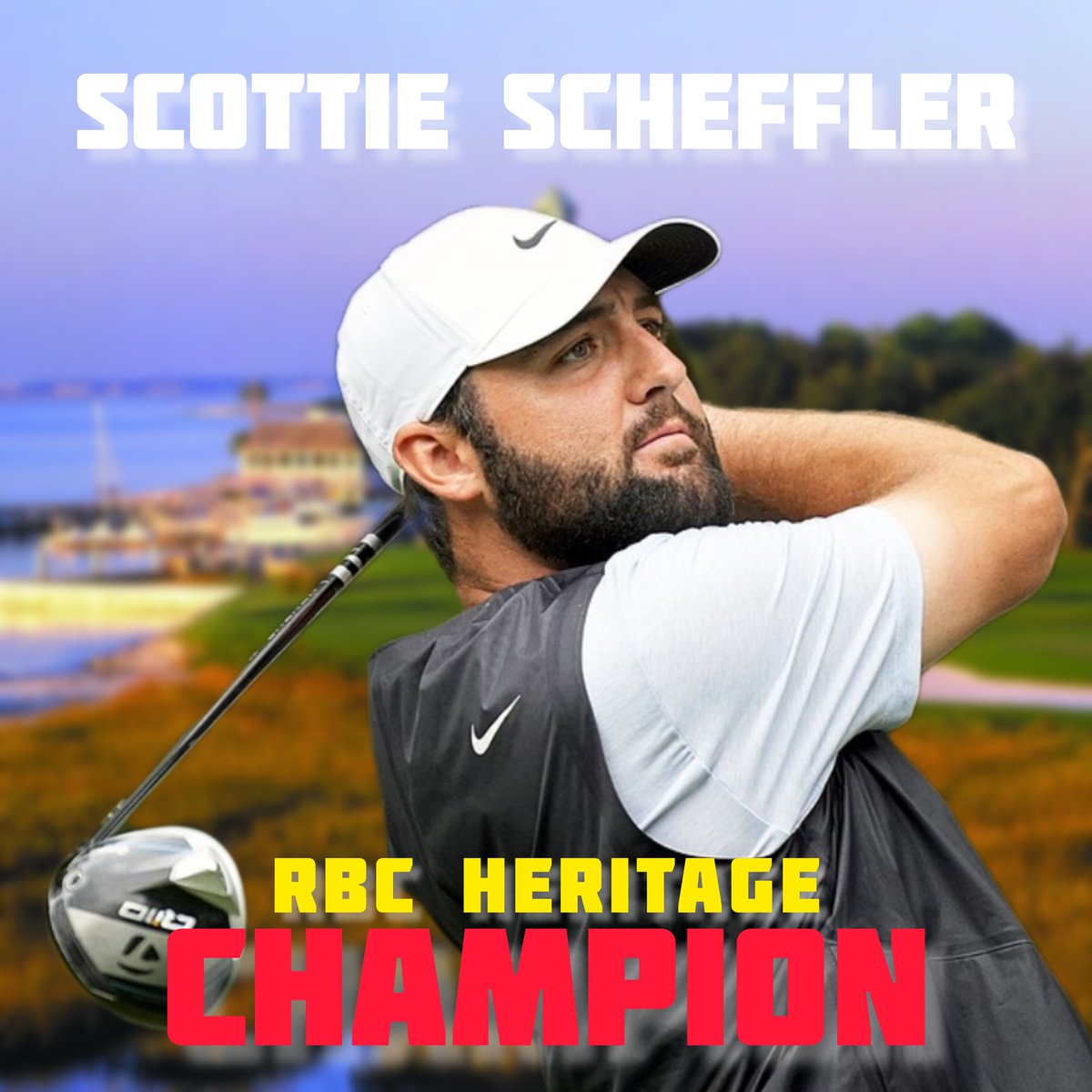 Scottie Scheffler does it again! A fourth win in five starts, as he takes the RBC Heritage on a Monday. Full results: thegolfnewsnet.com/golfnewsnettea…