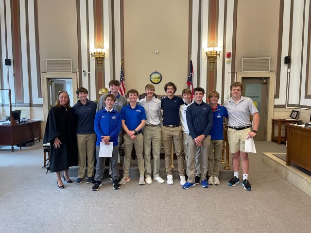 On Friday, students from AP Government went to the Hamilton County Courthouse to sit in on Judge Jody Luebbers courtroom! #GoBombers