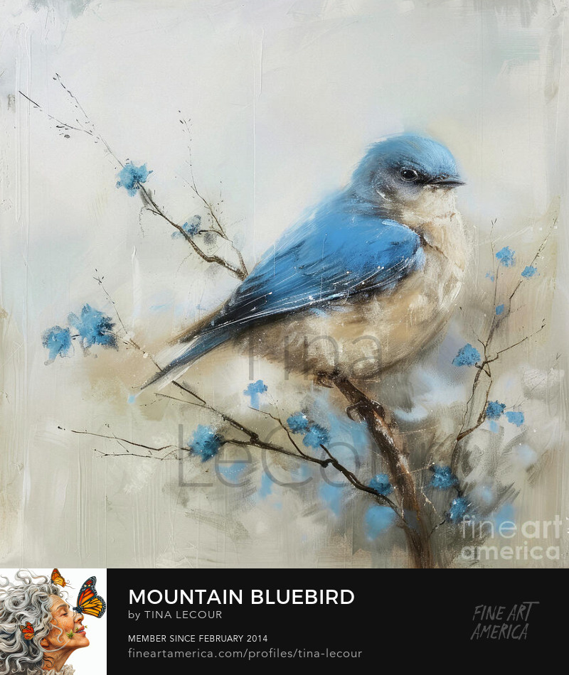 Mountain Bluebird...Available Here..tina-lecour.pixels.com/featured/mount…

#birds #birding #NatureBeauty #NatureLovers #wallartforsale #wallart #homedecor #homedecoration #interiordecor #interiordesign #giftideas #gifts #giftsformom #MothersDay #greetingcards #GIFTNIFTY #giftsforher #gift