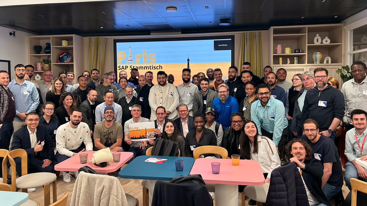 🌟Last week's #SAPStammtischParis set a new record with over 70 SAP enthusiasts attending !🎉
Huge thanks to Malt for top-notch hospitality & shoutout to legends @thomas_jung & @RichHeilman for epic insights. 
A night of networking & learning we won't forget !
cc: @SAPCommunity