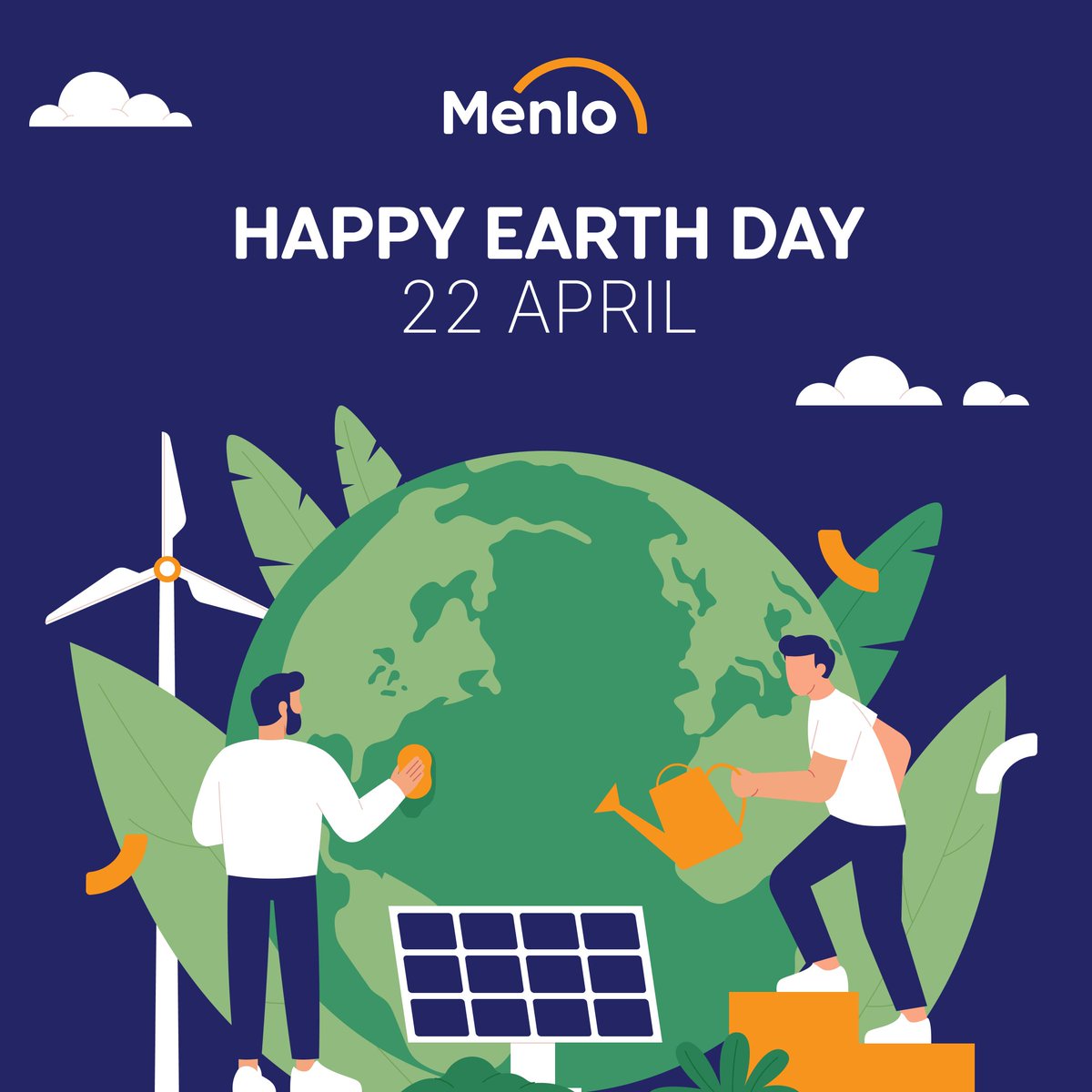 🌍🌱 Happy Earth Day from Menlo Electric! 🌟