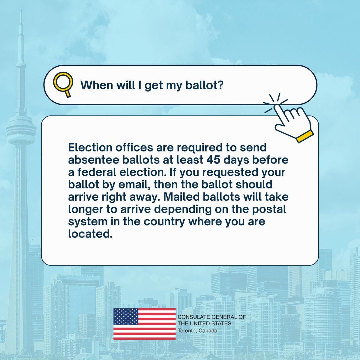 📌 States have different steps and deadlines regarding how and when voting forms are returned. Head to @FVAP for specific information for your home state: fvap.gov/guide