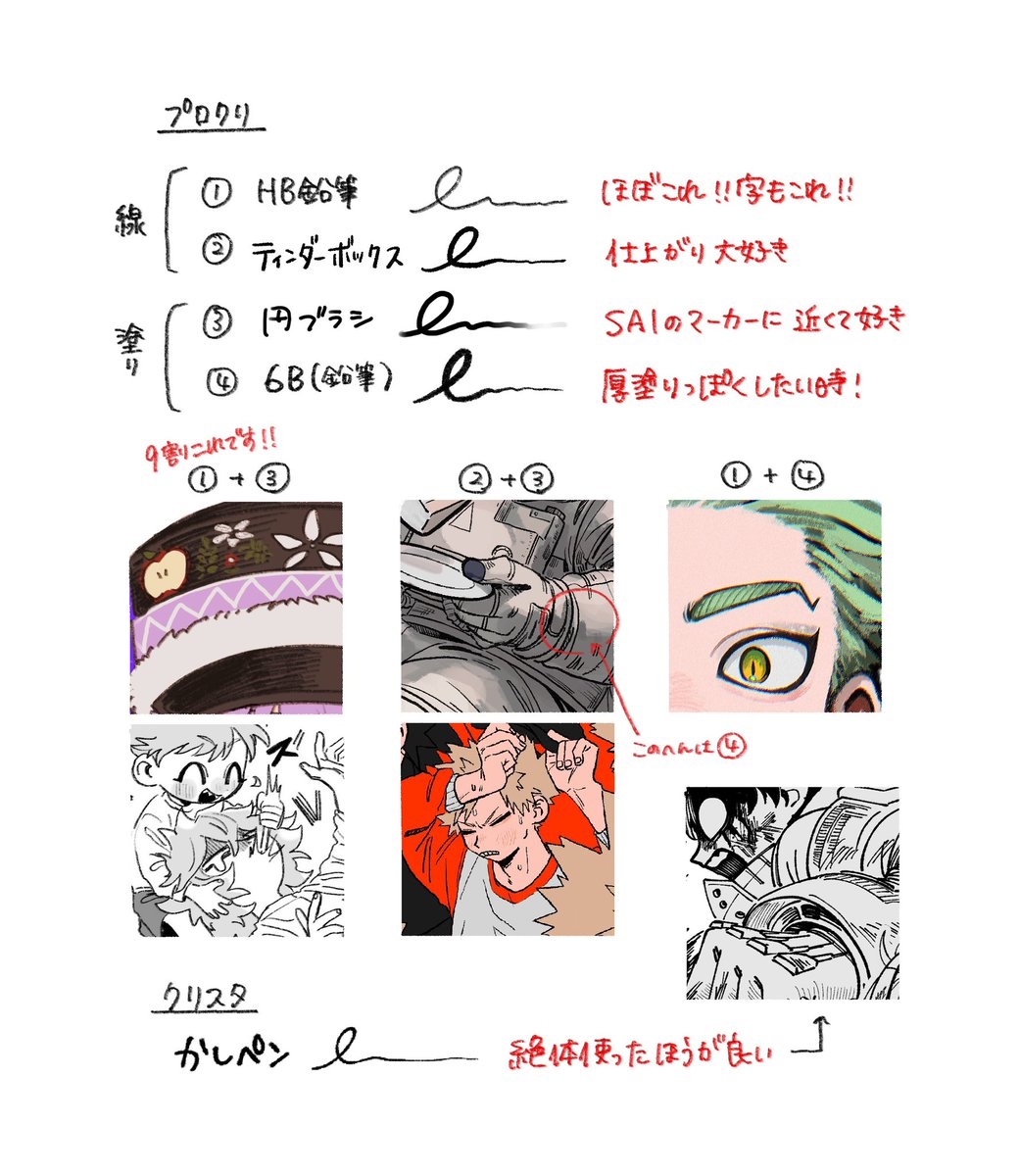 わーー!!!いつも見ていただきありがとうございます😭💕うれしい..😭💕
とにかくプロクリのHB鉛筆が優秀すぎてほぼこれしか使ってないです!!ペン設定も全部初期のままですー!参考になれば幸...
続き→https://t.co/LdWspzoLX6 