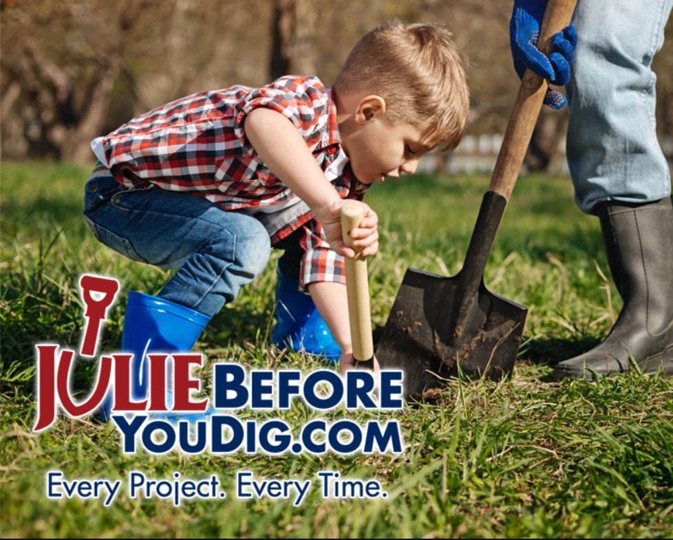 Planning to dig into some landscaping projects for #EarthDay? April is Safe Digging Month so remember to contact @julie1call  before you put a shovel in the ground.
#JULIEBeforeYouDig #Call811 #Celebrating50years