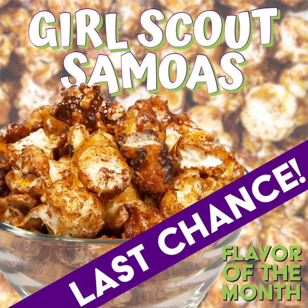 This is the last week before this combo goes away till next time. Hurry and pop in for Girl Scout Somoa popcorn before time runs out. Outer Banks Popcorn Shoppe 🍿 POP IN…we’re in Duck #obxpopcorn #eatmorepopcorn#bestsnackever #ducknc #doducknc #obxmade | buff.ly/3ZtVj3A
