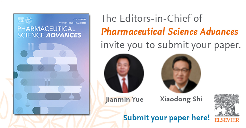 All articles published open access in Pharmaceutical Science Advances will be immediately and permanently free for everyone to read, download, copy and distribute. Submit your paper today! spkl.io/60164aGsC