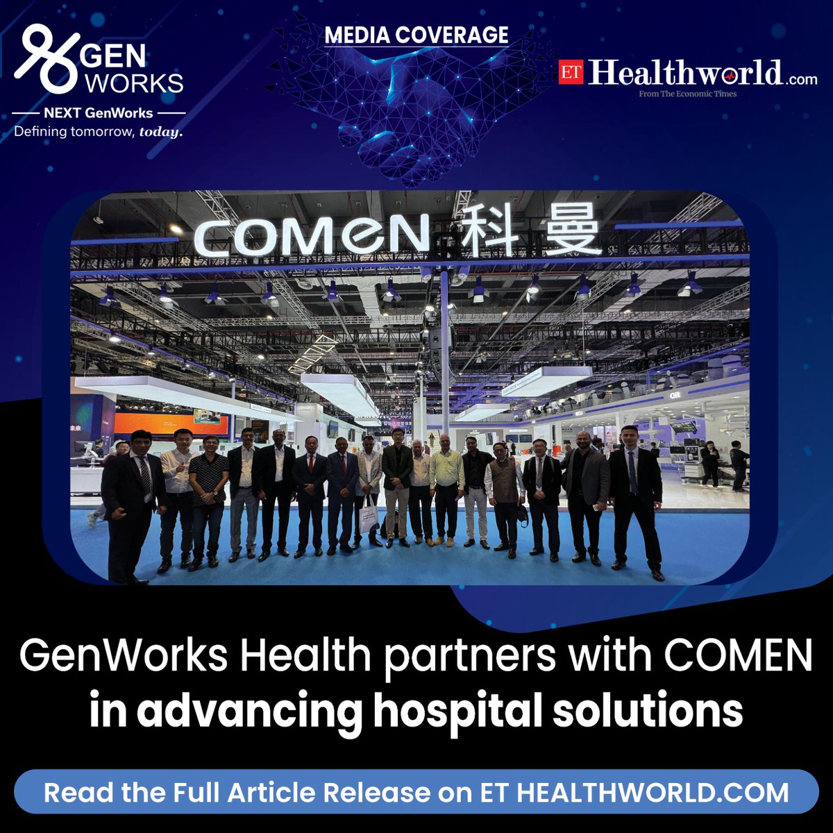 Vying to deal with the evolving needs of healthcare industry, GenWorks Health has collaborated with COMEN to promote advanced solutions that will enhance hospital &amp; nursing home care.
learn more: hubs.li/Q02tBh0F0
#GenWorks #GenWorksHealth #StrategicPartnership