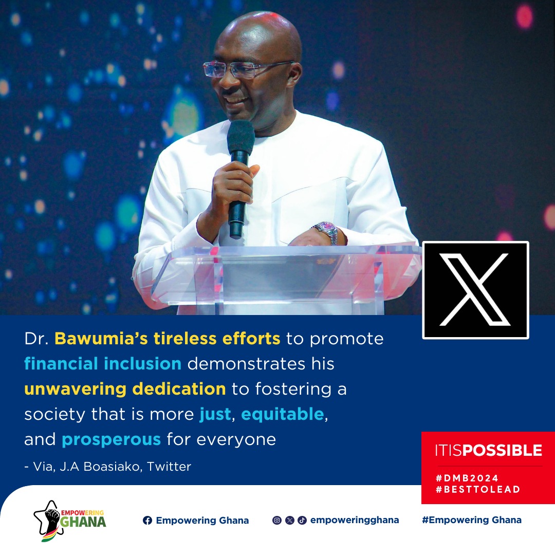 Dr. Bawumia is dedicated and committed to the growth and development of our nation.

#EmpoweringGhana #Ghana #Bawumia2024 #itispossible #DMB2024 #Bawumia #npp 

Robbery | Tracy | Kidi | Rest in Peace | WWII | Akuffo Addo