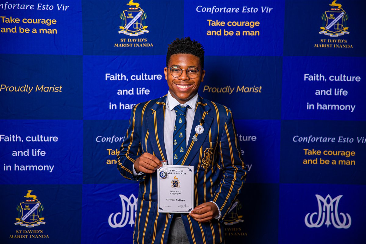 We wish Kamogelo Malikane all the very best in his extracurricular career as he runs for Council as a Junior Mayoral Candidate for 2024/25. #Excellence #Gentleman #StDavidsMaristInanda