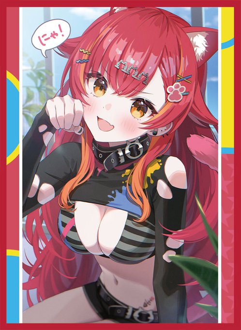 『COMIC1☆24/コミック1/オンライン頒布/新作第5弾』   「猫汰つな」スリーブとプレイマットです。   
イラストはmomoimon様(@momoimon_1)になります。 