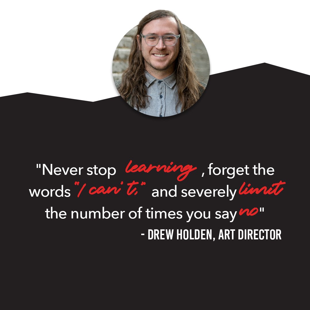 You heard it here... 'Never stop learning, forget the words 'I can't,' and severely limit the number of times you say no.'
 
#MarketingAgency #MarketingTeam #Marketing #TeamofExperts #GritandGravel