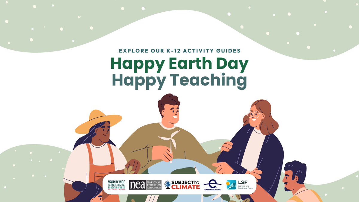 Happy Earth Day! 🌎🌱 Celebrate Earth Day with our tailored #EarthDay Guides for K-12 educators. Dive into a world of resources to enrich your classroom and inspire your students! @EarthDay @worldwideTI @LSF_LST @NEAToday Link 👉bit.ly/49EoFBB