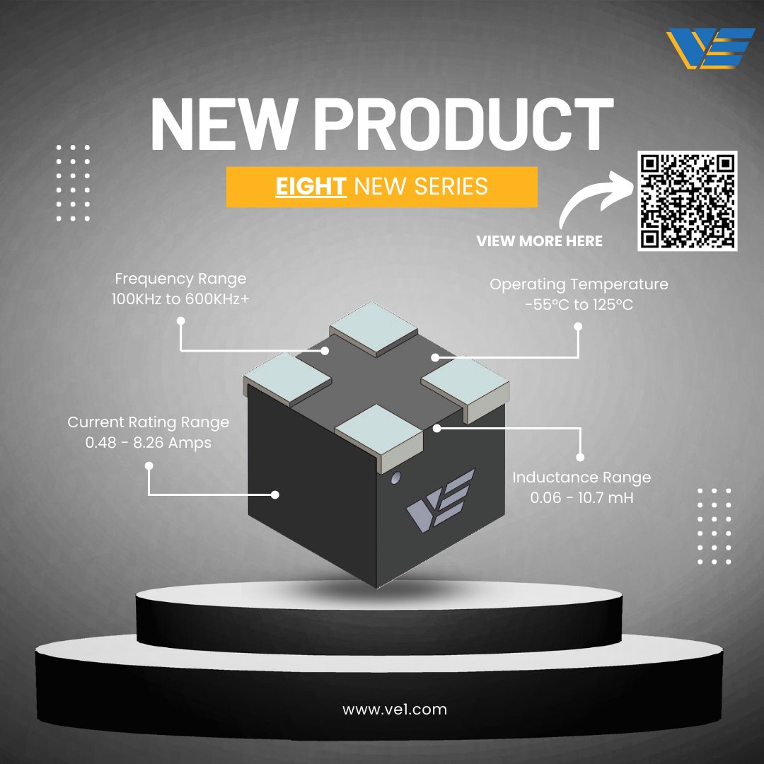 VanguardElec's tweet photo. Vanguard expands their Common Mode Choke Inductor line with EIGHT new series, growing their High Reliability and Space Grade product lines.

View More Here: https://t.co/9T6Gw0gnlL https://t.co/xaT4h5A4sx