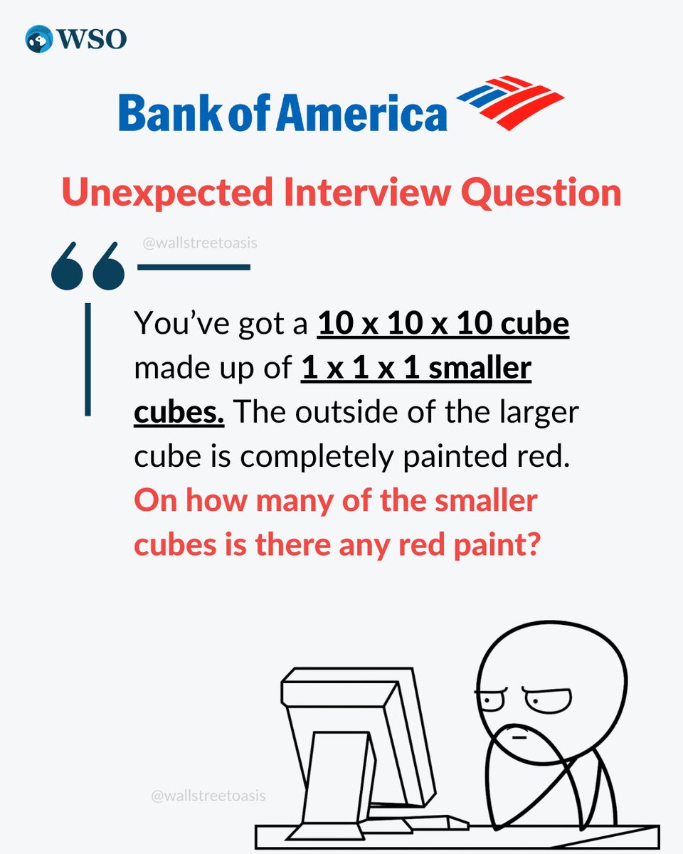 Can you solve this question from @bankofamerica? 🤓 

#investmentbanking #wallstreet #interviewquestions