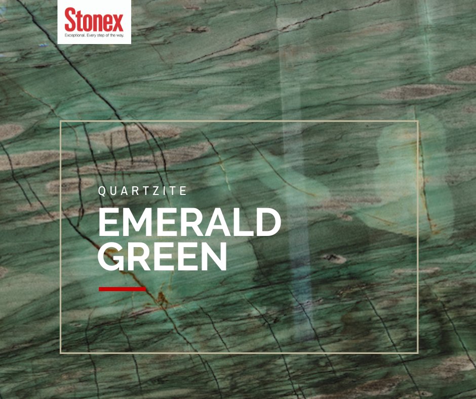 Intrigued by this captivating stone? See Emerald Green Quartzite in person – visit our website or showroom today!

#Stonex #EmeraldGreen #Quartzite #countertops #kitchens #bathrooms #naturesbeauty #luxurydesign #homedesign