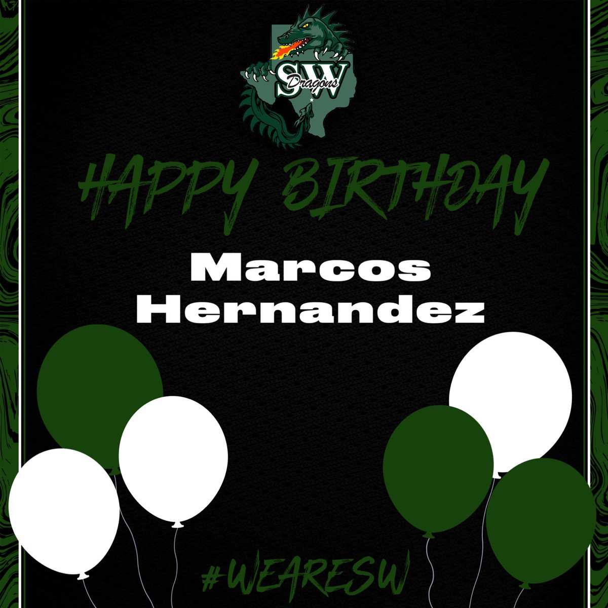 Happy Birthday Felix and Marcos Hernandez!!
#WeAreSW #DragonPride #OWOH #AAAO