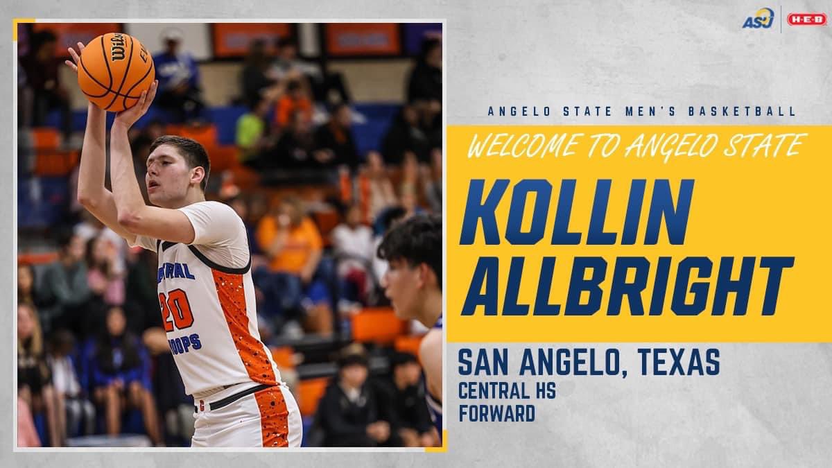 ‼️SIGNING DAY‼️

Tuesday April 23rd 5:00 PM
Babe Didrickson Gym Players Room

Kollin will sign his official offer to continue his academic and athletic career at Angelo State University. We are beyond excited for this great opportunity for him to stay home and play for the Rams!